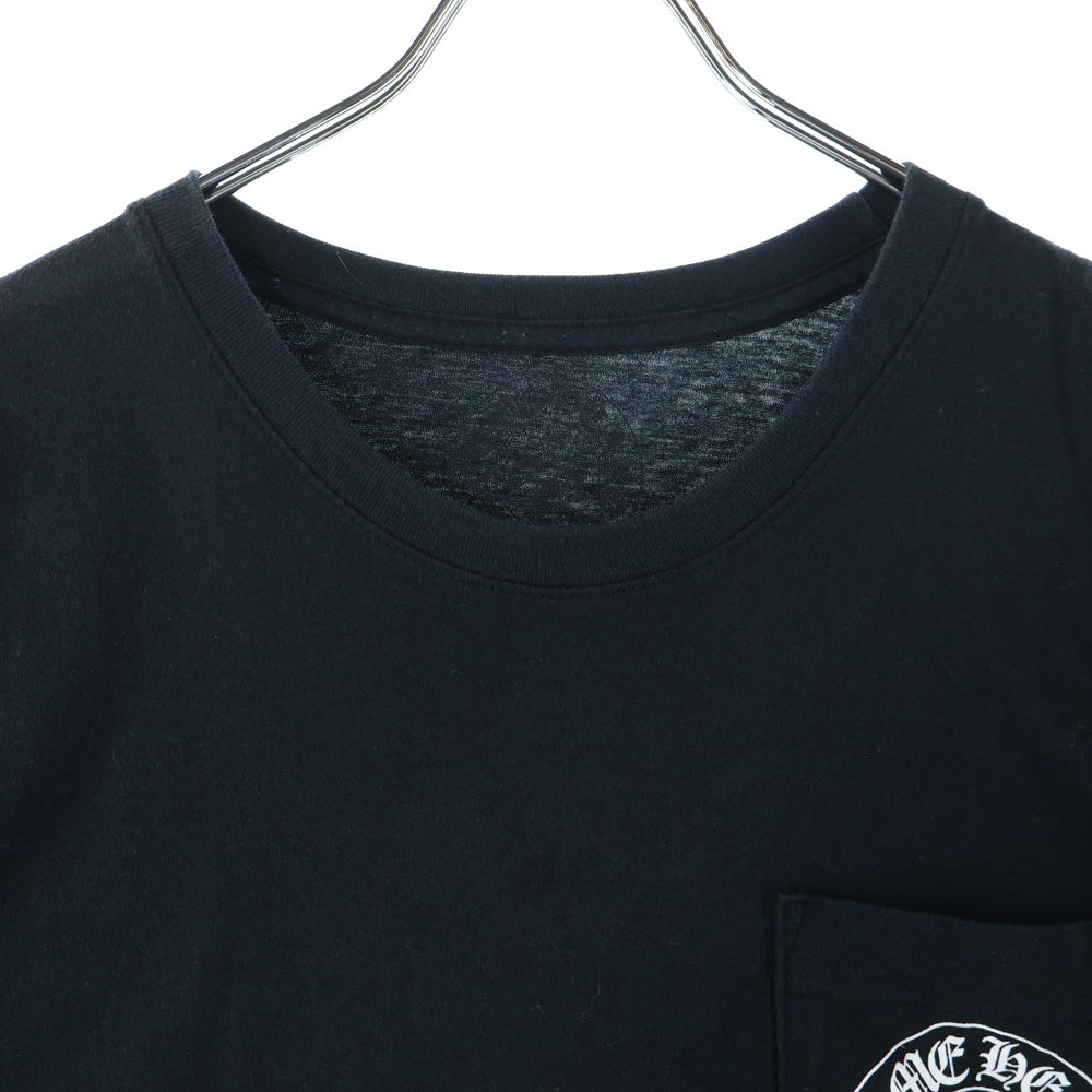 CHROME HEARTS(クロムハーツ) American Flag Tee アメリカンフラッグTシャツ 星条旗 ホースシュープリント 半袖Tシャツカットソー ブラック