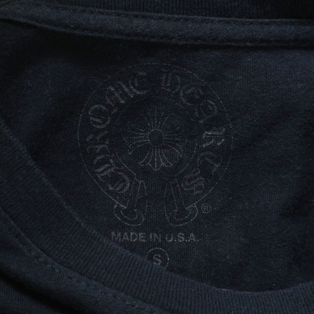 CHROME HEARTS(クロムハーツ) Tire Track タイヤトラック セメタリー バックプリント 長袖Tシャツカットソー ブラック