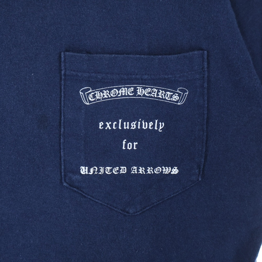 CHROME HEARTS(クロムハーツ) OLD×UNITED ARROWS OLD DAGGER TEE ユナイテッドアローズ オールド ダガー 半袖Tシャツ カットソー ネイビー
