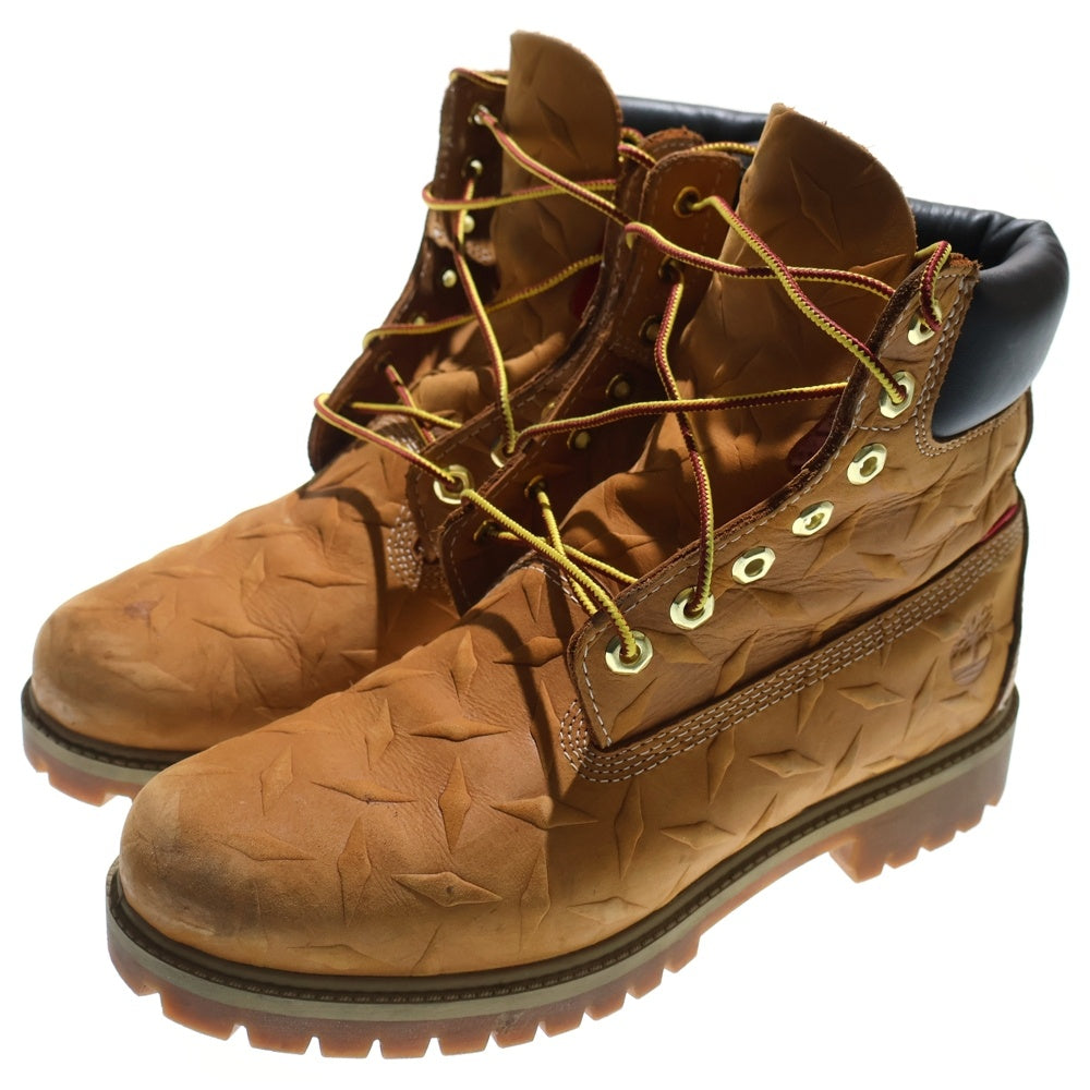 SUPREME(シュプリーム) 23AW ×Timberland Diamond Plate 6 Inch Premium Waterproof Boot ダイヤモンドプレート 6インチ プレミアム ハイカットブーツ US8.5/26.5cm TB0A6DD4231