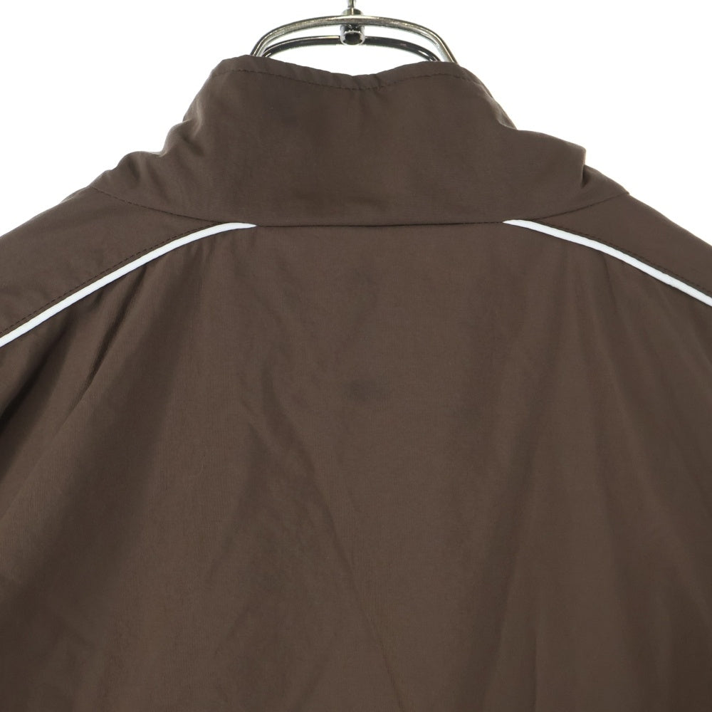 WACKO MARIA(ワコマリア) フロントロゴ刺繍 ナイロンジャケット ブラウン