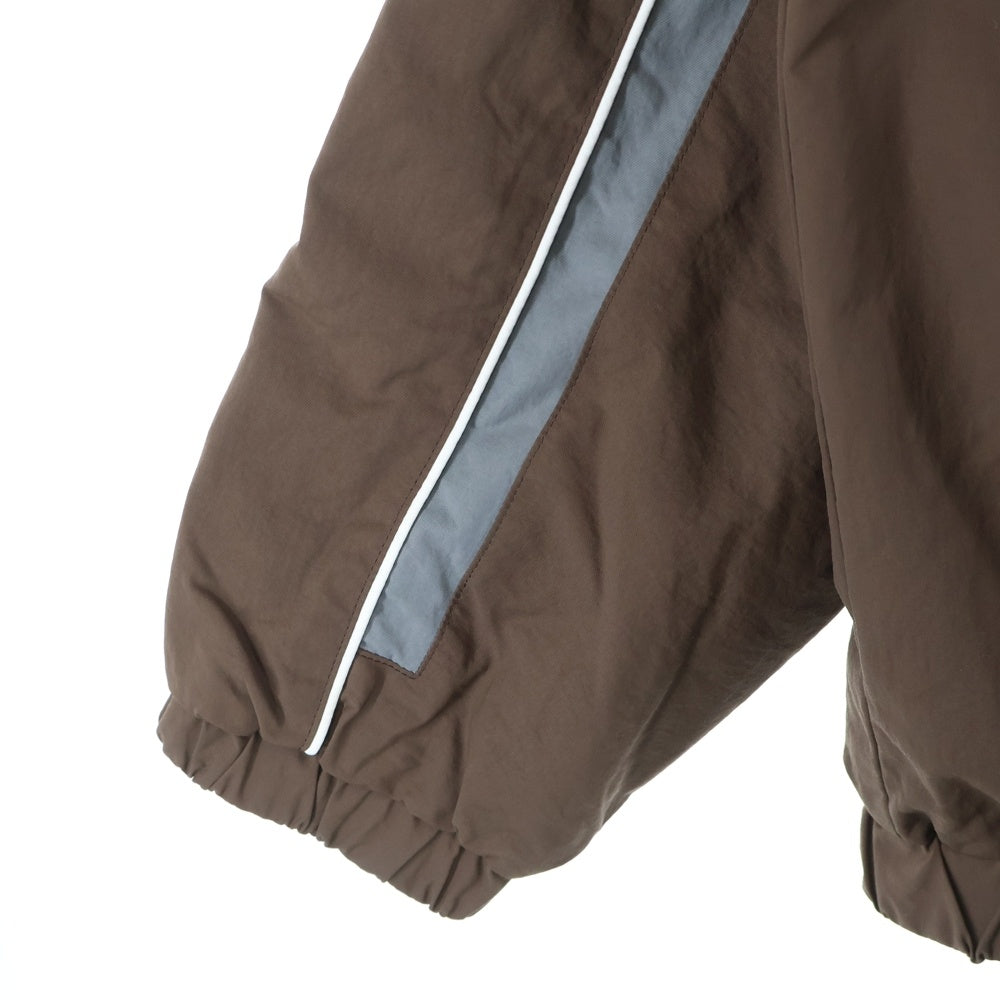 WACKO MARIA(ワコマリア) フロントロゴ刺繍 ナイロンジャケット ブラウン