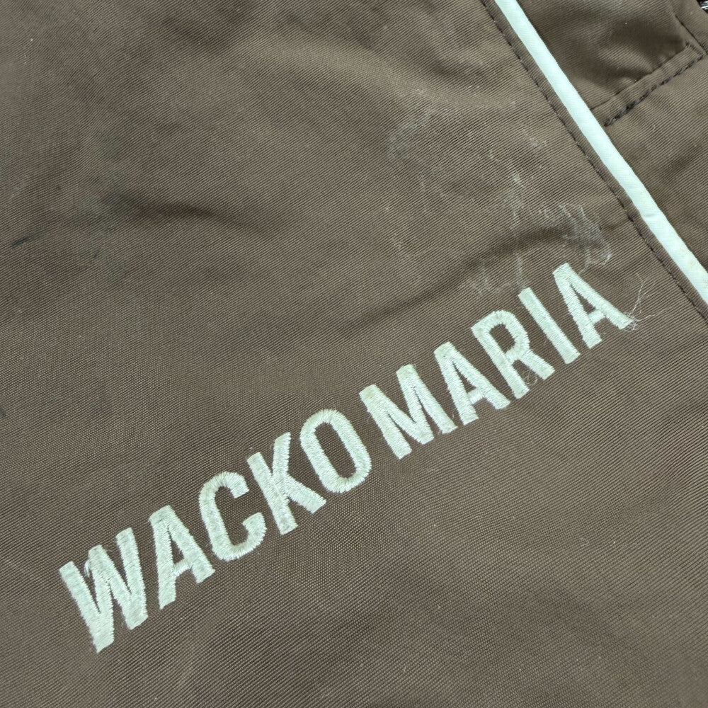 WACKO MARIA(ワコマリア) フロントロゴ刺繍 ナイロンパンツ ブラウン