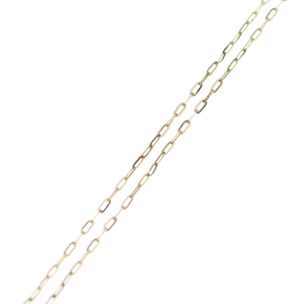 ete(エテ) K10YGレイヤー ダイヤモンド サークル ネックレス イエローゴールド