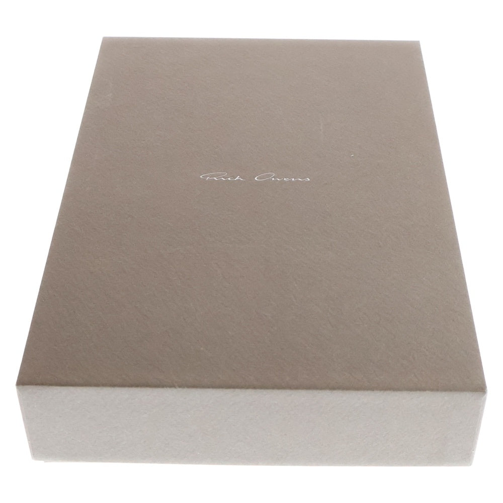 Rick Owens(リックオウエンス) 25SS ANTHEM CUFF レザー 復刻 ブレスレット RA01E0601 ブラック