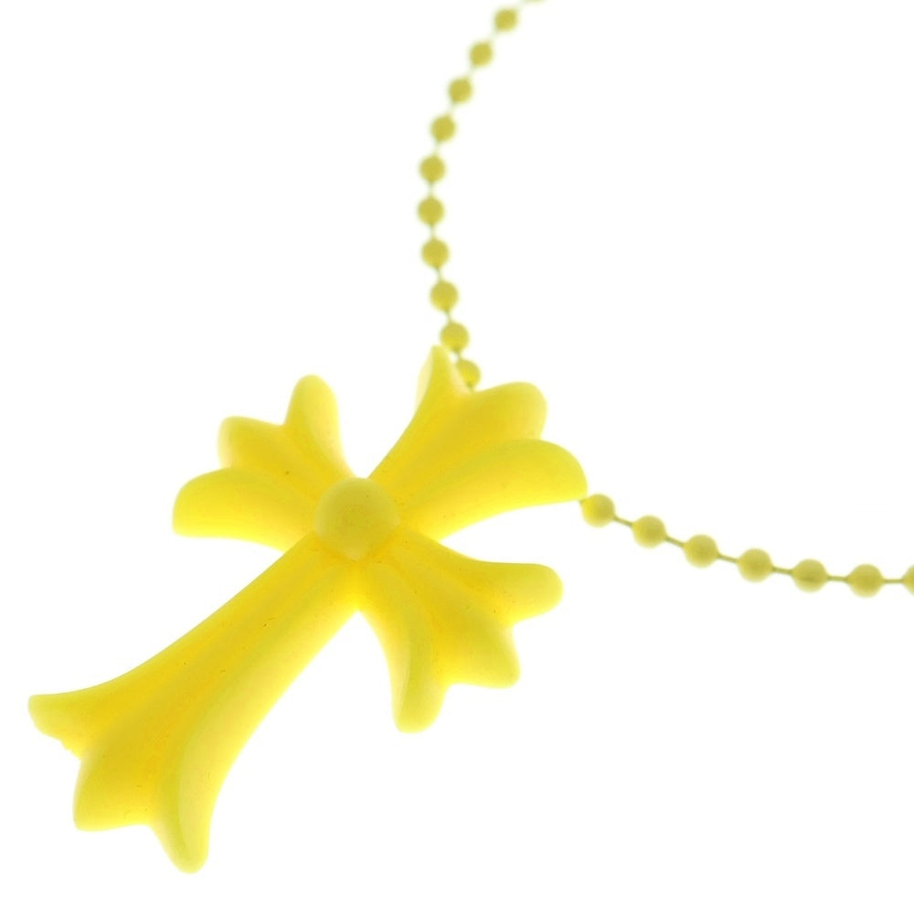 CHROME HEARTS(クロムハーツ) FNO RUBBER CH CRS SML ラバースモールCHクロス シリコンネックレストップ イエロー