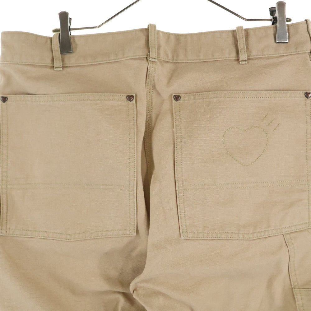 HUMAN MADE(ヒューマンメイド) Washed Duck Work Pants ウォッシュ加工 ダックワークパンツ HM28PT011 ベージュ