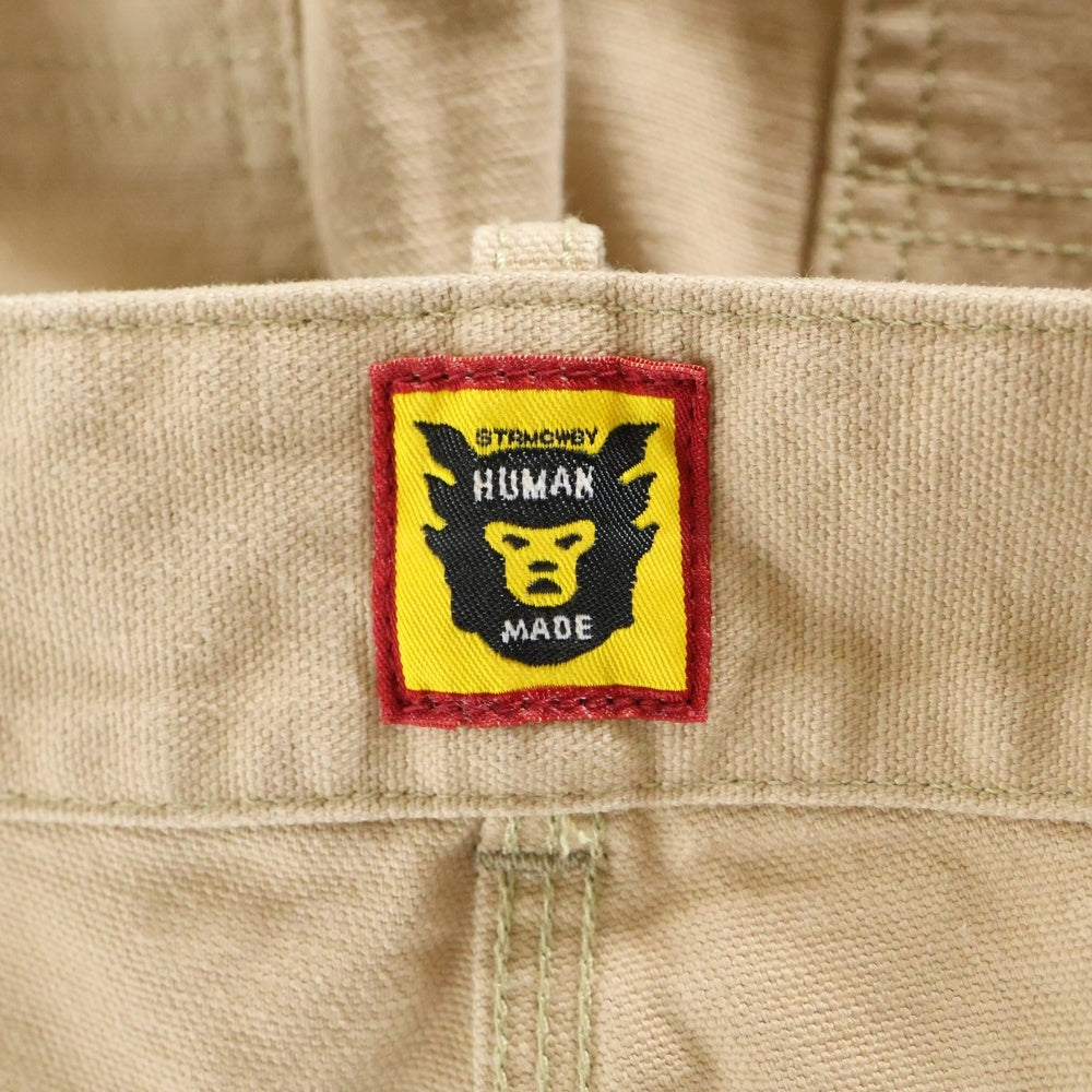 HUMAN MADE(ヒューマンメイド) Washed Duck Work Pants ウォッシュ加工 ダックワークパンツ HM28PT011 ベージュ