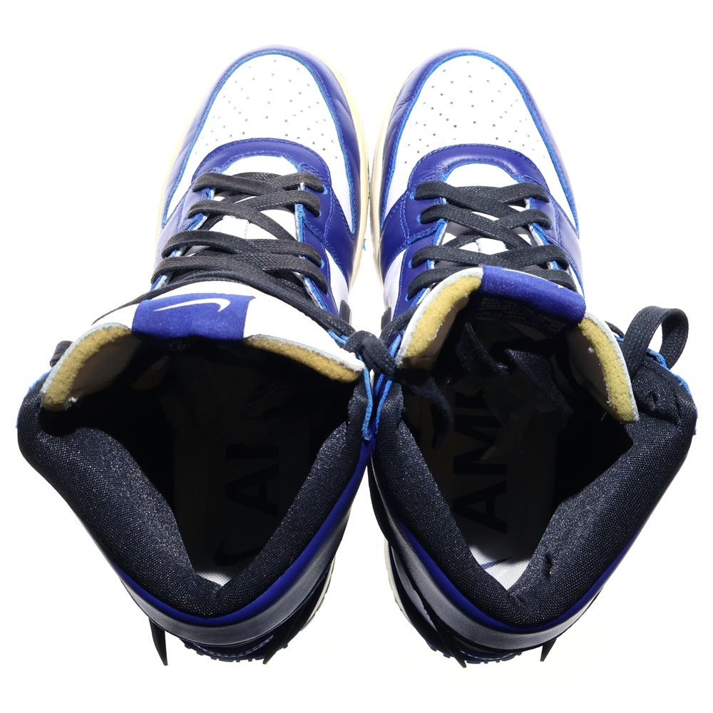 NIKE(ナイキ) ×AMBUSH DUNK HIGH DEEP ROYAL CU7544-400 ×アンブッシュ ダンク ディープロイアル ハイカットスニーカー ホワイト/ブルー US9/27.0cm