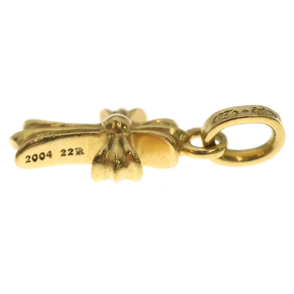 CHROME HEARTS(クロムハーツ) 22K CRS BBYFAT P/DIA ベイビーファットクロス PAVEダイヤ ペンダントトップ ゴールド BCA035