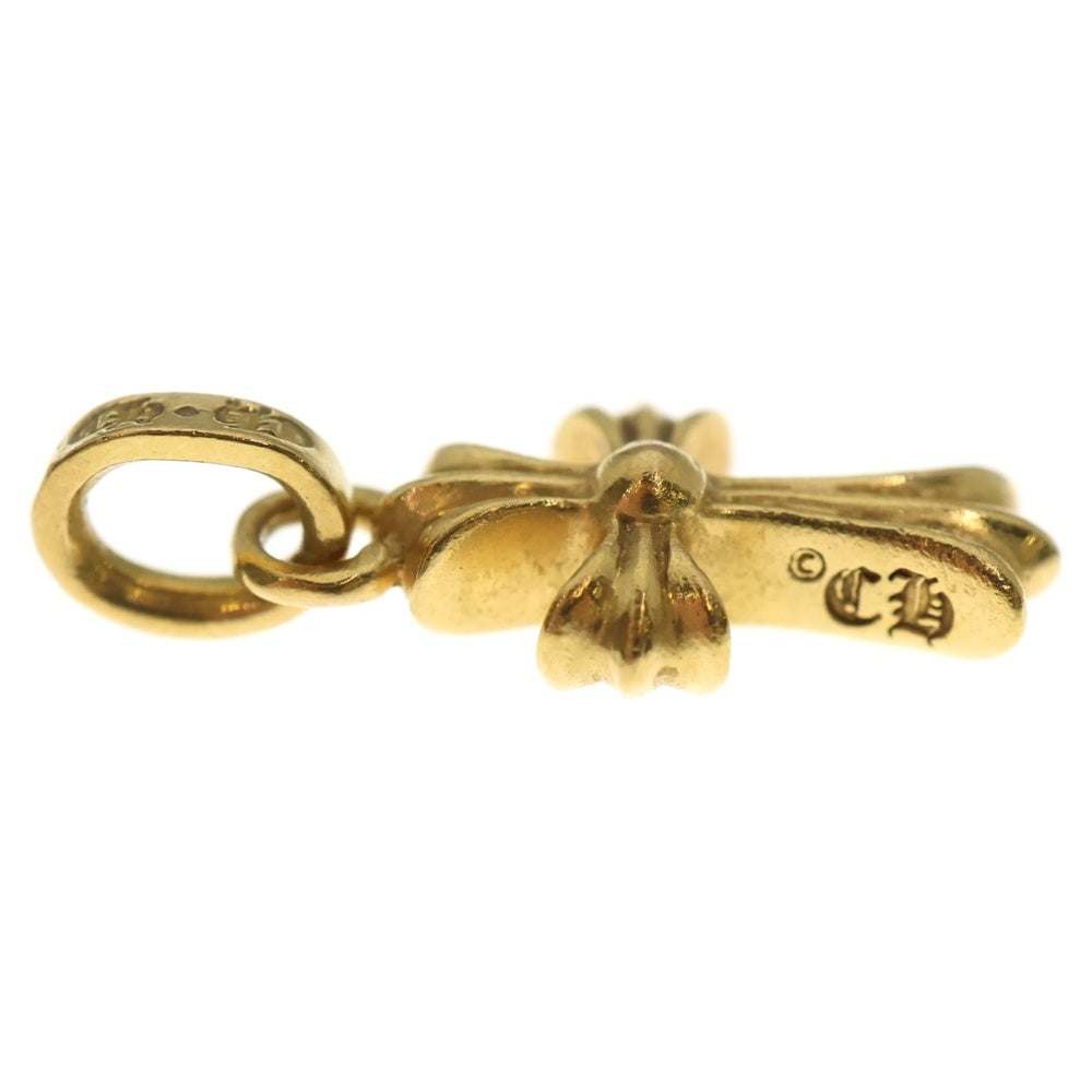 CHROME HEARTS(クロムハーツ) 22K CRS BBYFAT P/DIA ベイビーファットクロス PAVEダイヤ ペンダントトップ ゴールド BCA035