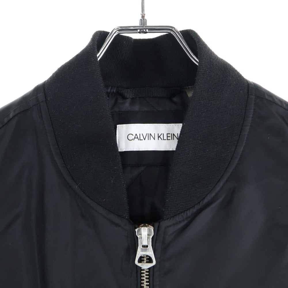Calvin Klein(カルバンクライン) MA-1 Bomber Jacket ジャケットボンバージャケット フライトジャケット CM154122 ブラック