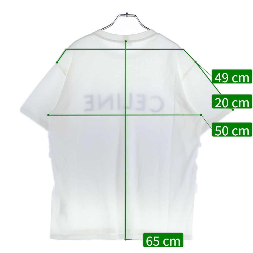 CELINE(セリーヌ) ルーズフィットロゴプリント半袖Tシャツ カットソー