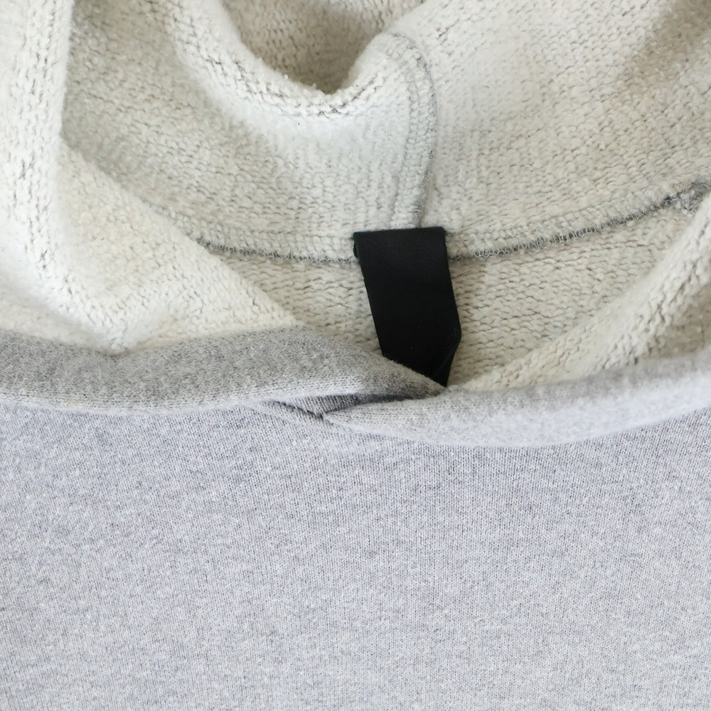 CHROME HEARTS(クロムハーツ) Y NOT CRS PATCH PLVR ワイノット クロスパッチ スクロールラベル付き プルオーバーパーカー スウェットパーカー グレー