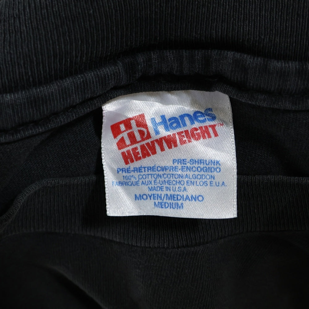 VINTAGE(ヴィンテージ) 90s JURASSIC PARK ジュラシックパーク ヘインズ フロントプリント半袖Tシャツカットソー ブラック