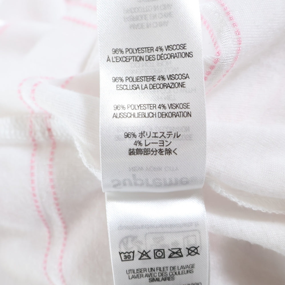 SUPREME(シュプリーム) 25SSxUMBRO Stripe Soccer Jersey アンブロ ストライプサッカージャージ 半袖Tシャツカットソー ホワイト/ピンク