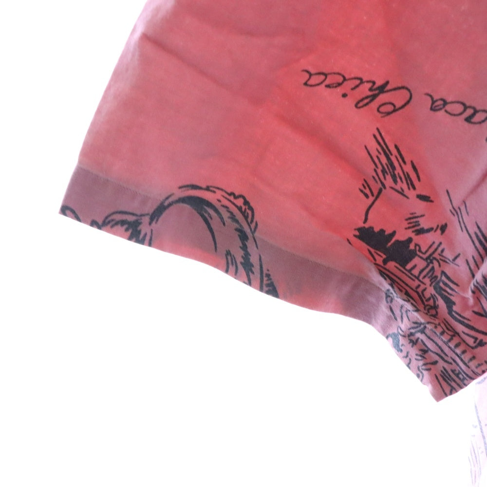 POLO RALPH LAUREN(ポロラルフローレン) 90s CALDWELL オープンカラー 開襟半袖シャツ ピンク