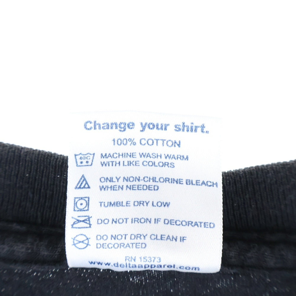 VINTAGE(ヴィンテージ) 00s SPIDERMAN PLASTIC LOGO スパイダーマン プラスティックロゴプリント 半袖Tシャツカットソー ブラック