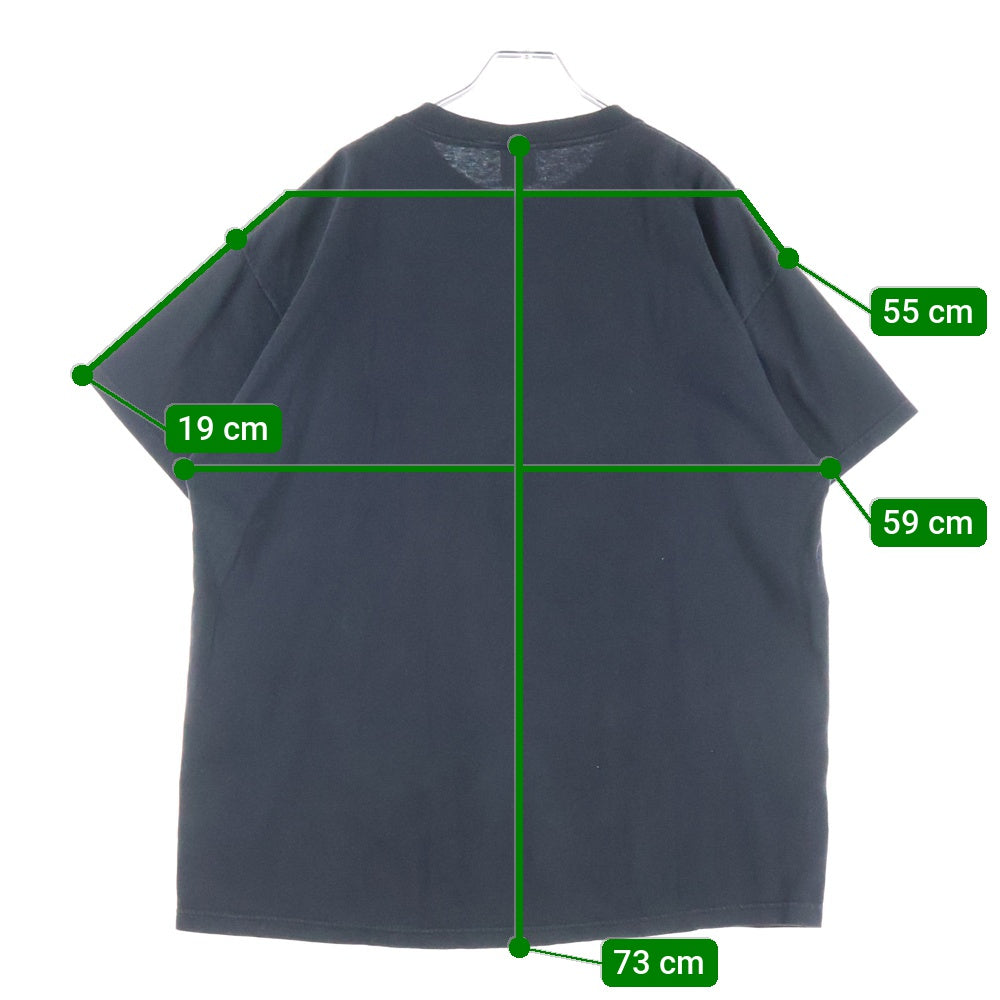 VINTAGE(ヴィンテージ) 00s SPIDERMAN PLASTIC LOGO スパイダーマン プラスティックロゴプリント 半袖Tシャツカットソー ブラック