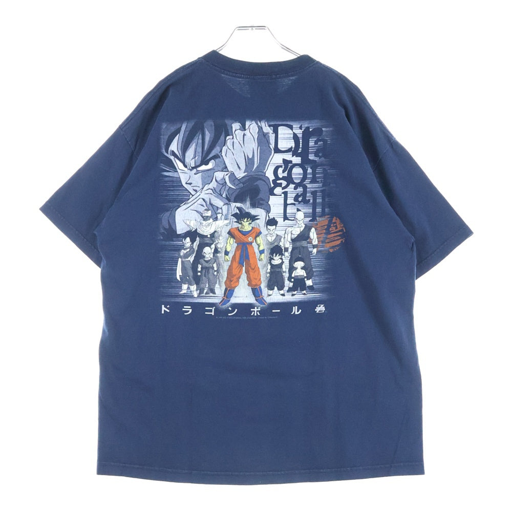 VINTAGE(ヴィンテージ) 90sDRAGON BALL ドラゴンボール 両面プリント 半袖Tシャツカットソー ネイビー