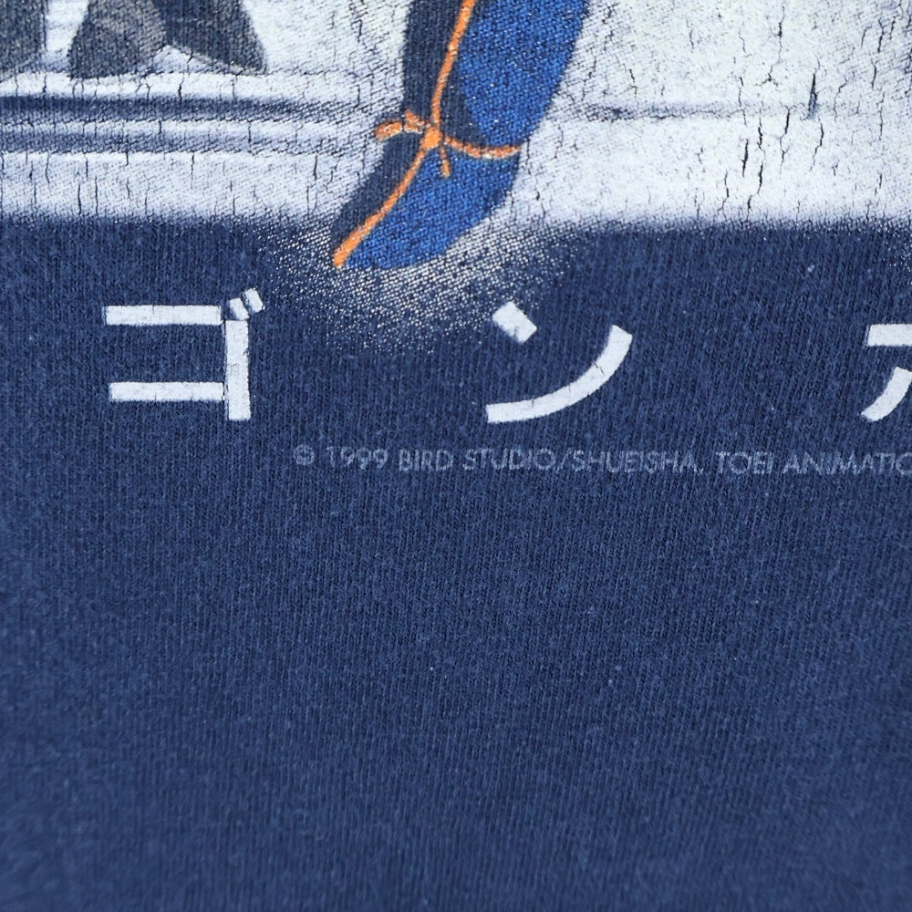 VINTAGE(ヴィンテージ) 90sDRAGON BALL ドラゴンボール 両面プリント 半袖Tシャツカットソー ネイビー