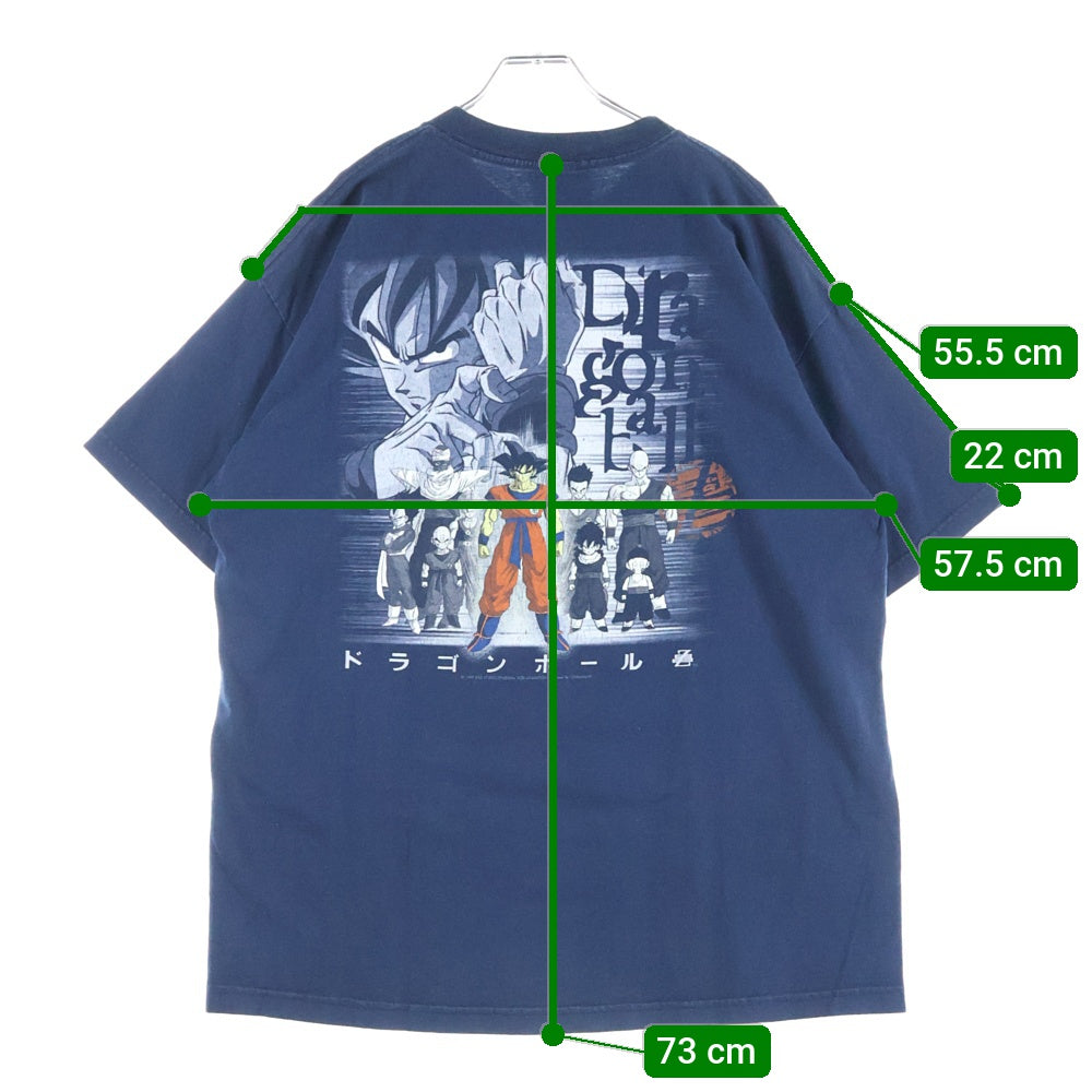 VINTAGE(ヴィンテージ) 90sDRAGON BALL ドラゴンボール 両面プリント 半袖Tシャツカットソー ネイビー