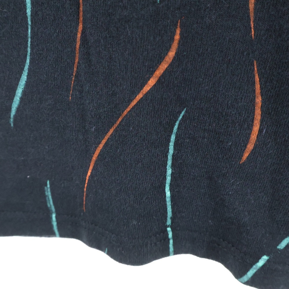 HARLEY DAVIDSON(ハーレーダビッドソン) 90s VINTAGE FEATHERS ALL OVER PINT フェザーオールオーバープリント 半袖Tシャツカットソー ブラック