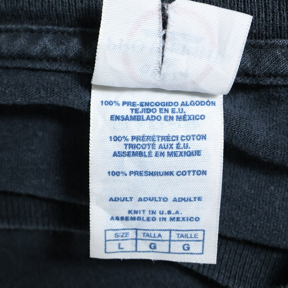 VINTAGE(ヴィンテージ) 00s CHRIS BROWN & BOW WOW HOLIDAY EXCLUSIVE TOUR クリスブラウン バウワウ ツアー プリント 半袖Tシャツカットソー ブラック