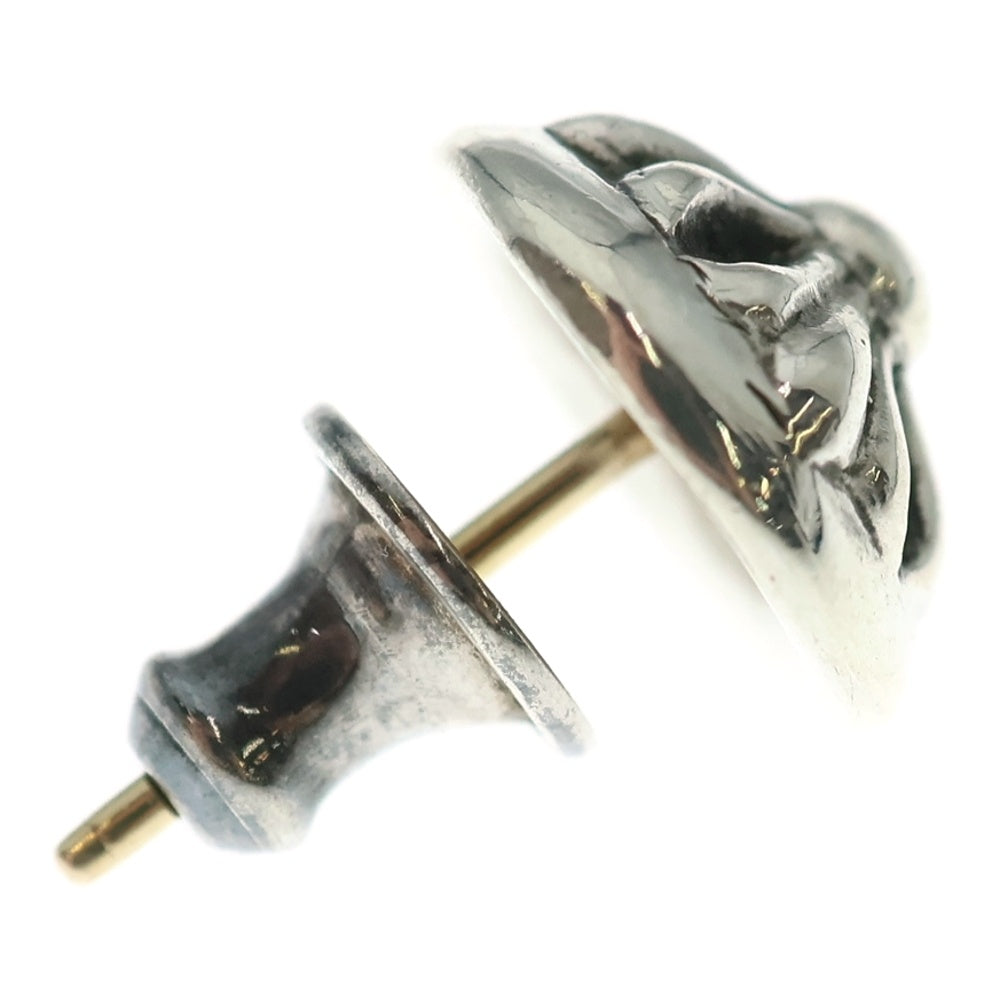 CHROME HEARTS(クロムハーツ) STUD CRSBLL クロスボールスタッドピアス シルバー BCA110