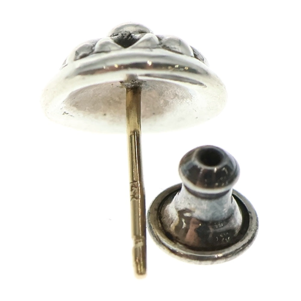 CHROME HEARTS(クロムハーツ) STUD CRSBLL クロスボールスタッドピアス シルバー BCA110