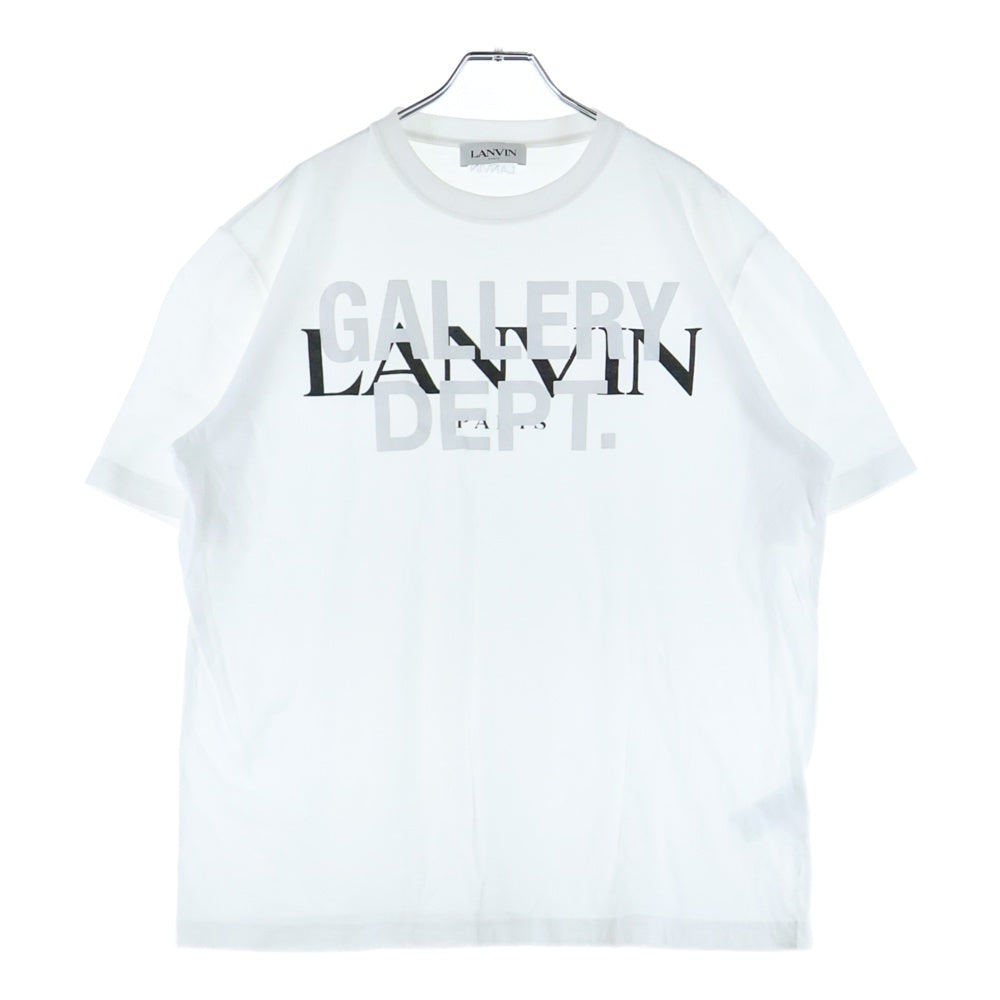 GALLERY DEPT.(ギャラリーデプト) x Lanvin Logo Printed T-Shirt ランバン ロゴプリントTシャツ ホワイト RU-TS0005-J091-E21
