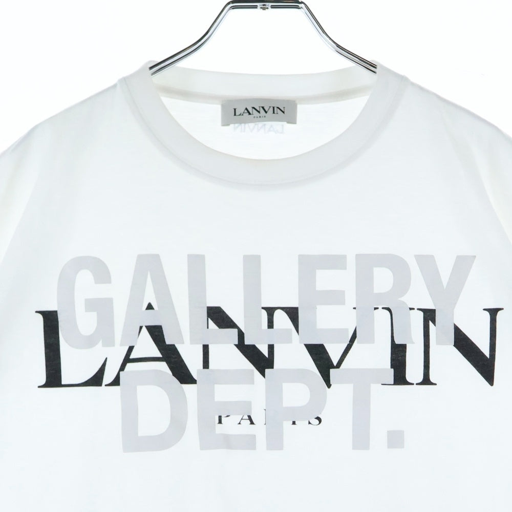 GALLERY DEPT.(ギャラリーデプト) x Lanvin Logo Printed T-Shirt ランバン ロゴプリントTシャツ ホワイト RU-TS0005-J091-E21