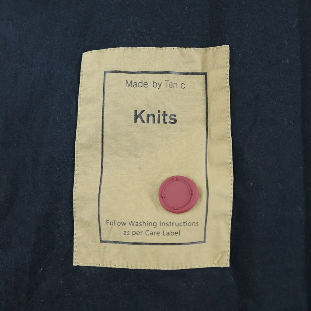 Ten C(テンシー) フロントロゴプリントTシャツ ブラック 22CTCUH02098 A06021