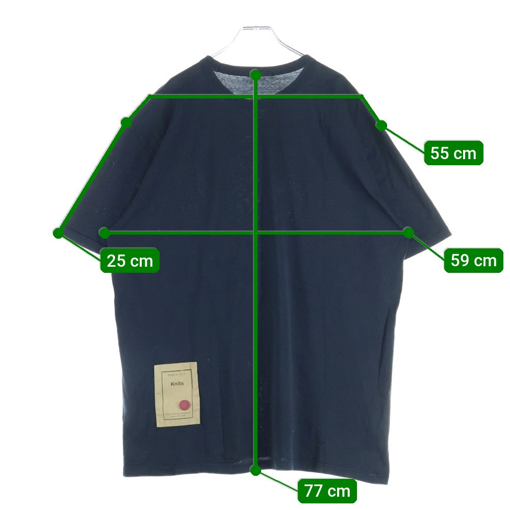 Ten C(テンシー) フロントロゴプリントTシャツ ブラック 22CTCUH02098 A06021