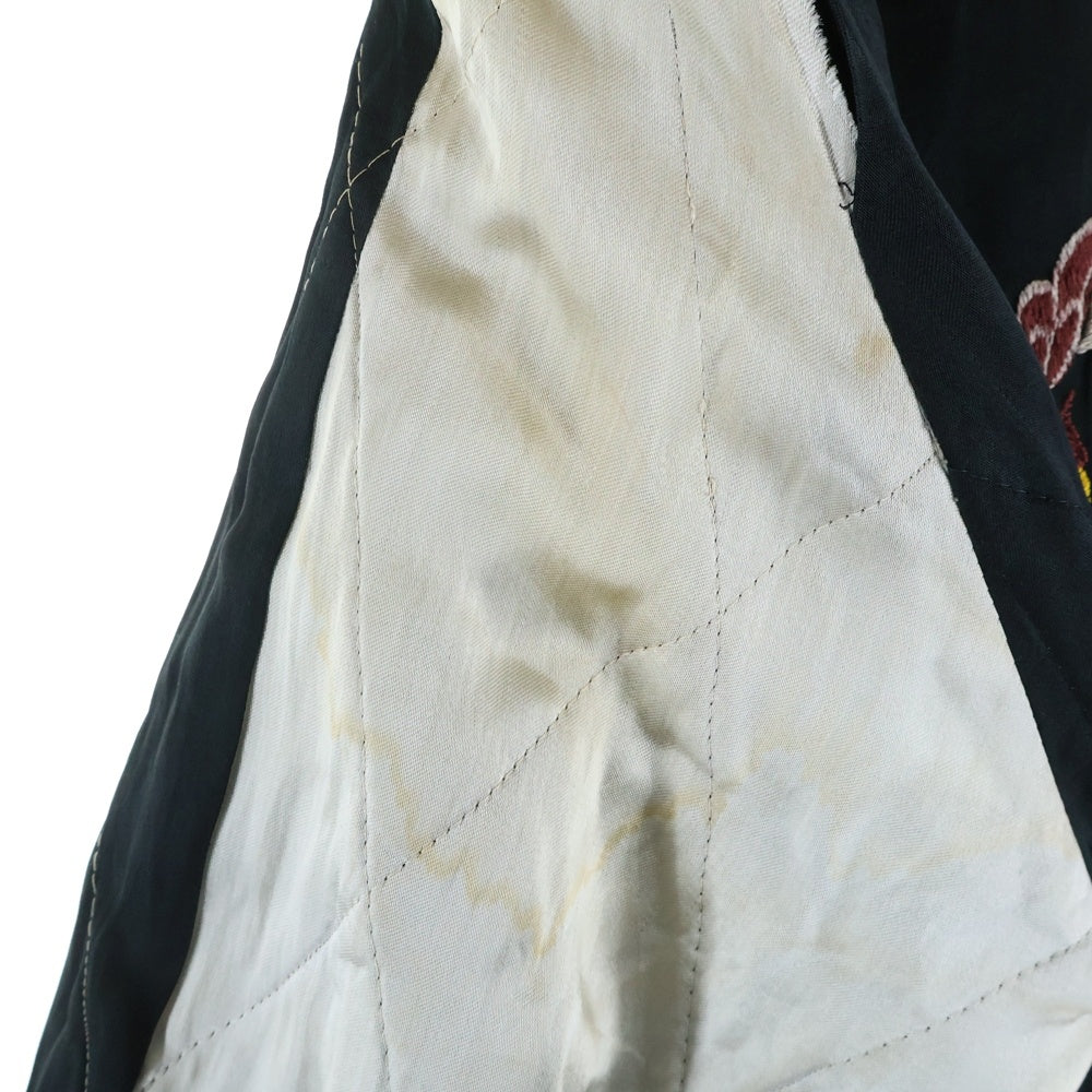 VINTAGE(ヴィンテージ) 50s KOREA TIGER リバーシブル スカジャン グリーン/ホワイト