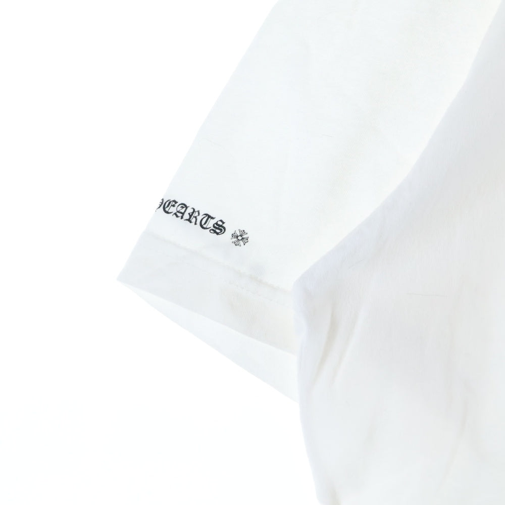 CHROME HEARTS(クロムハーツ) Red Cross S/S Tee レッドクロス半袖Tシャツ ホワイト/レッド
