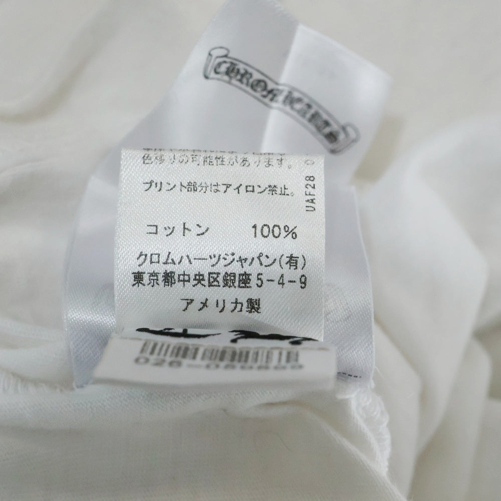 CHROME HEARTS(クロムハーツ) Red Cross S/S Tee レッドクロス半袖Tシャツ ホワイト/レッド