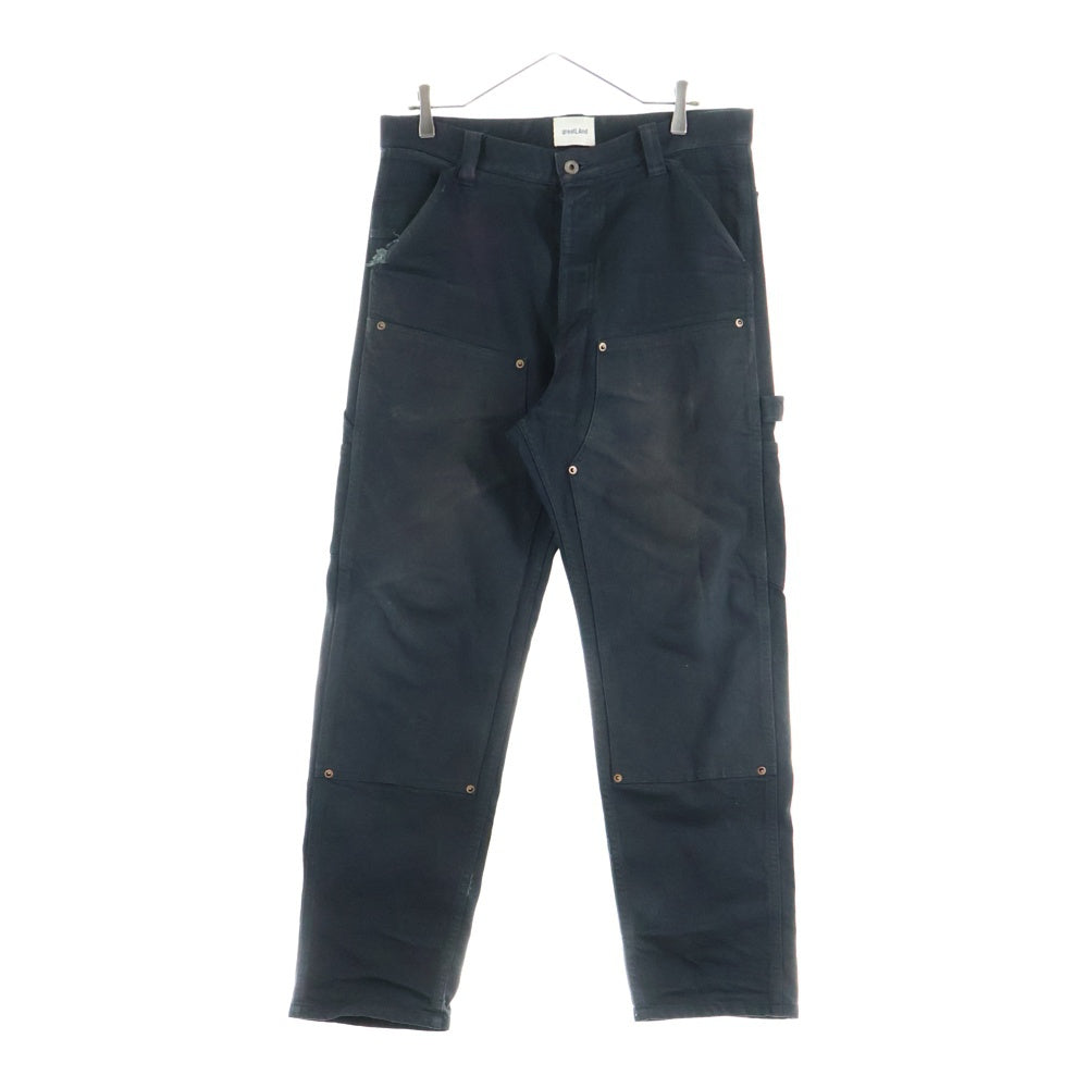 greatLand(グレイトランド) ORIGINAL NO MAN CARPENTER DOUBLE KNEE PANT ノーマンカーペンターダブルニーパンツ ブラック