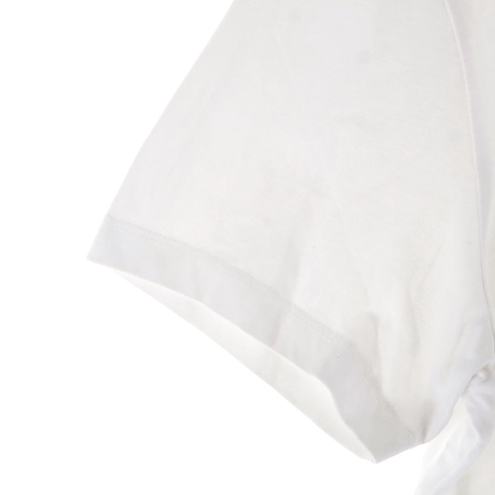 AMI Alexandre Mattiussi(アミアレクサンドルマテュッシ) フロントロゴ刺繍 半袖Tシャツ カットソー ホワイト BFUTS001.724