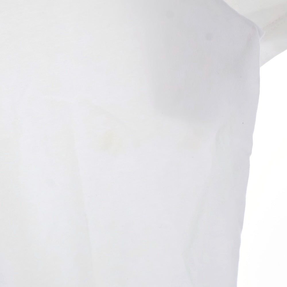 AMI Alexandre Mattiussi(アミアレクサンドルマテュッシ) フロントロゴ刺繍 半袖Tシャツ カットソー ホワイト BFUTS001.724