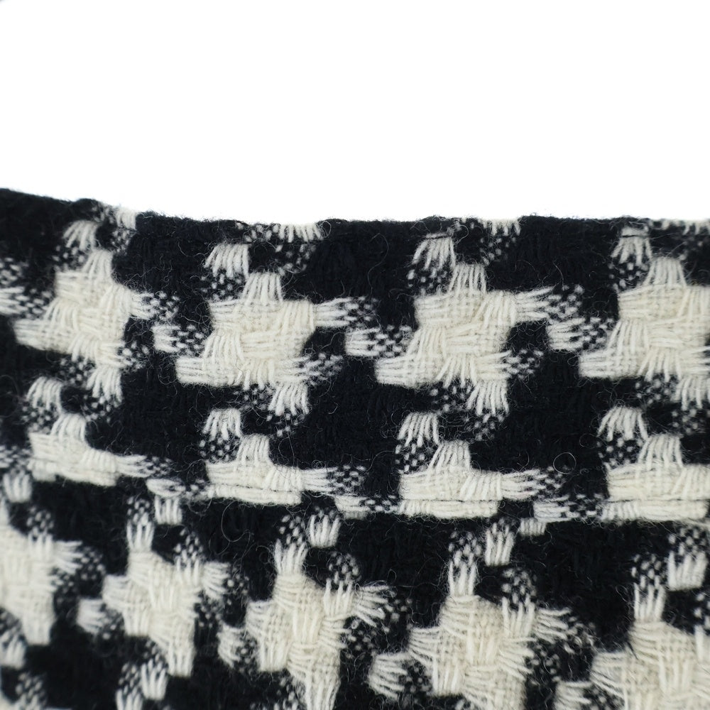 NO BRAND(ノーブランド) 千鳥柄 スカート ブラック/ホワイト