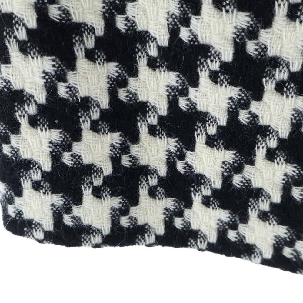 NO BRAND(ノーブランド) 千鳥柄 スカート ブラック/ホワイト