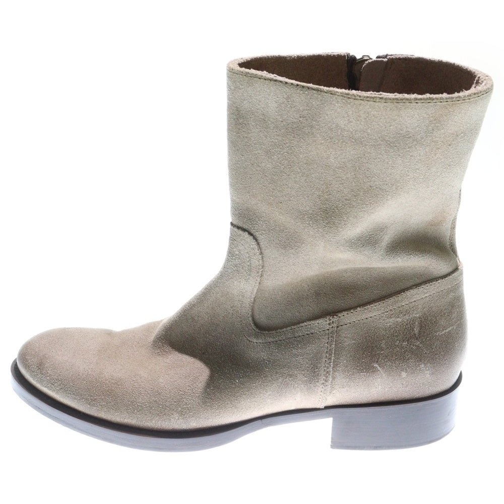 BUTTERO(ブッテロ) サイドジップ スエード ブーツ B825 ブラウン