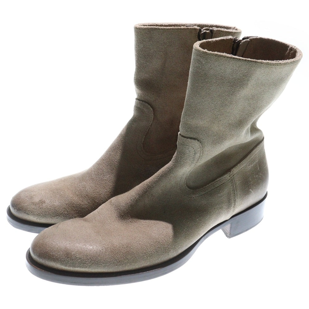 BUTTERO(ブッテロ) サイドジップ スエード ブーツ B825 ブラウン