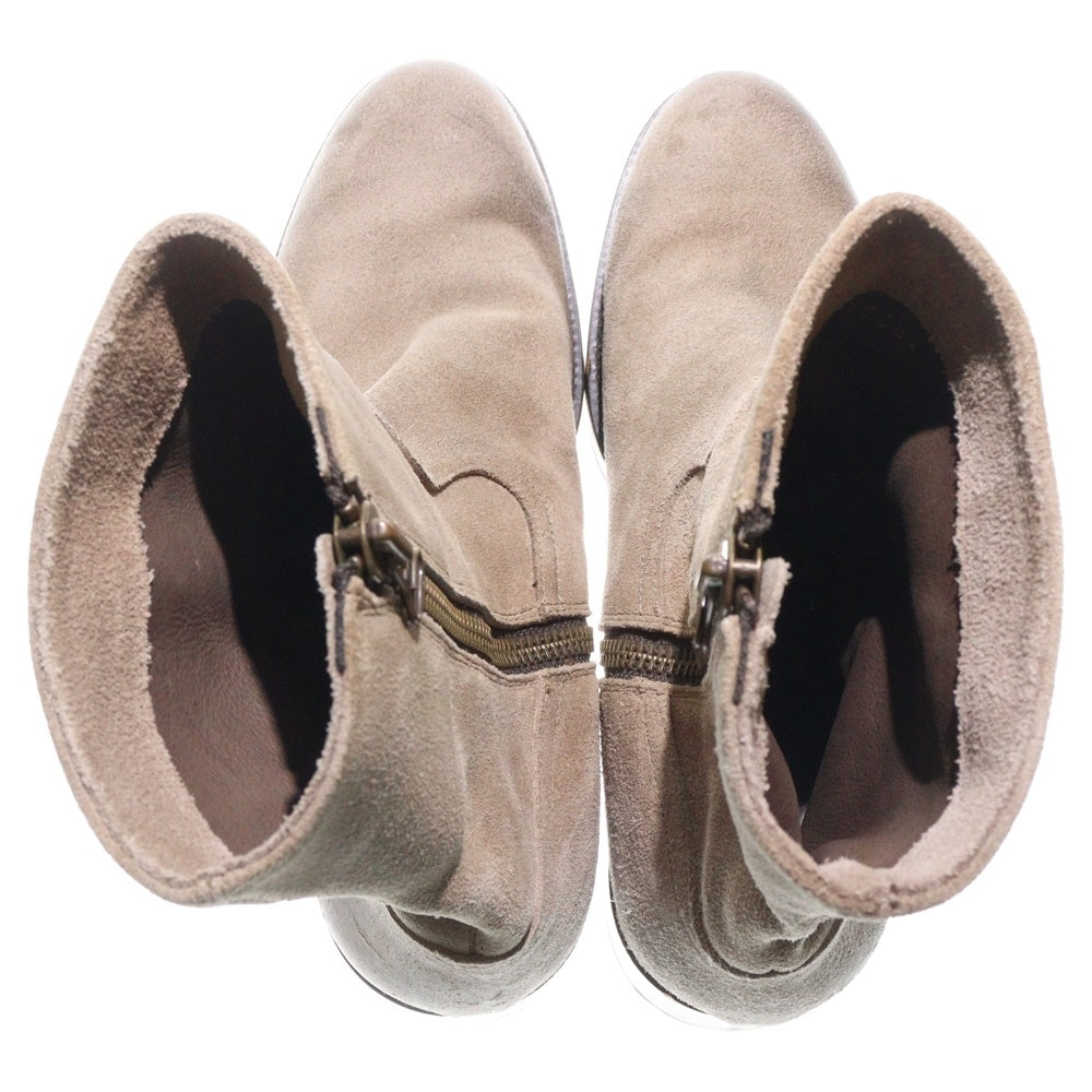 BUTTERO(ブッテロ) サイドジップ スエード ブーツ B825 ブラウン