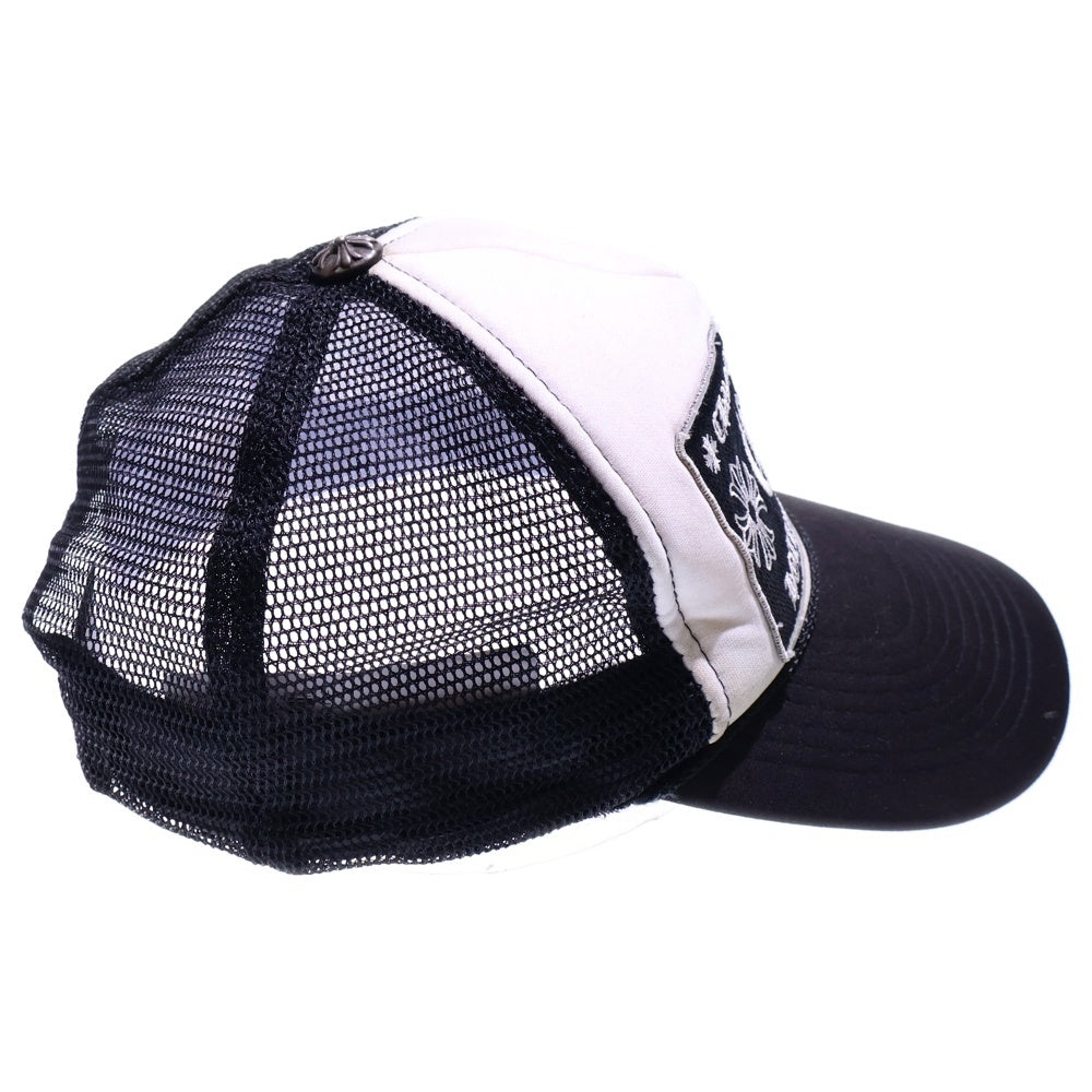 CHROME HEARTS(クロムハーツ) OLD TRUCKER CAP オールド CHパッチ メッシュトラッカーキャップ ブラック/ホワイト