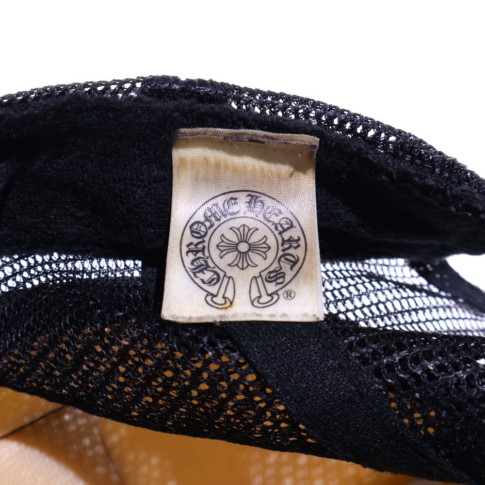 CHROME HEARTS(クロムハーツ) OLD TRUCKER CAP オールド CHパッチ メッシュトラッカーキャップ ブラック/ホワイト