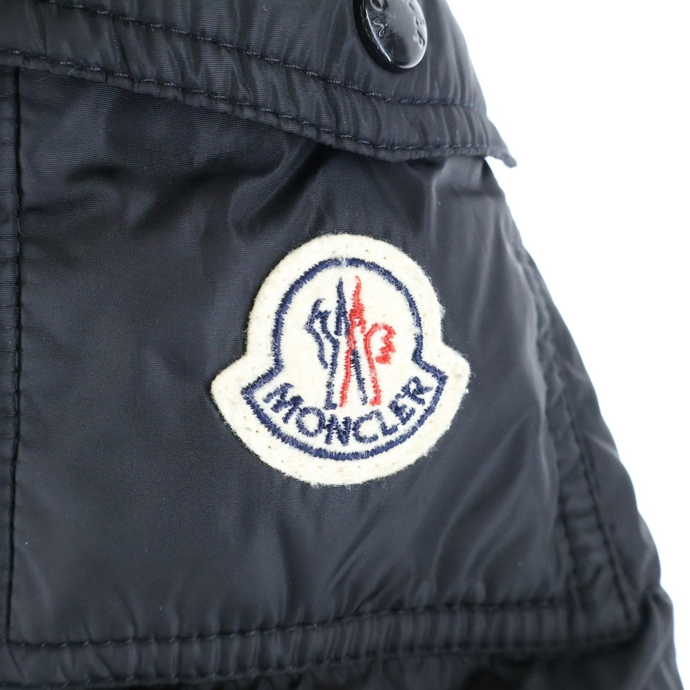 MONCLER(モンクレール) CHARPAL GIUBBOTTO 420934937205 54155 ナイロン ジップアップダウンコート ブラック