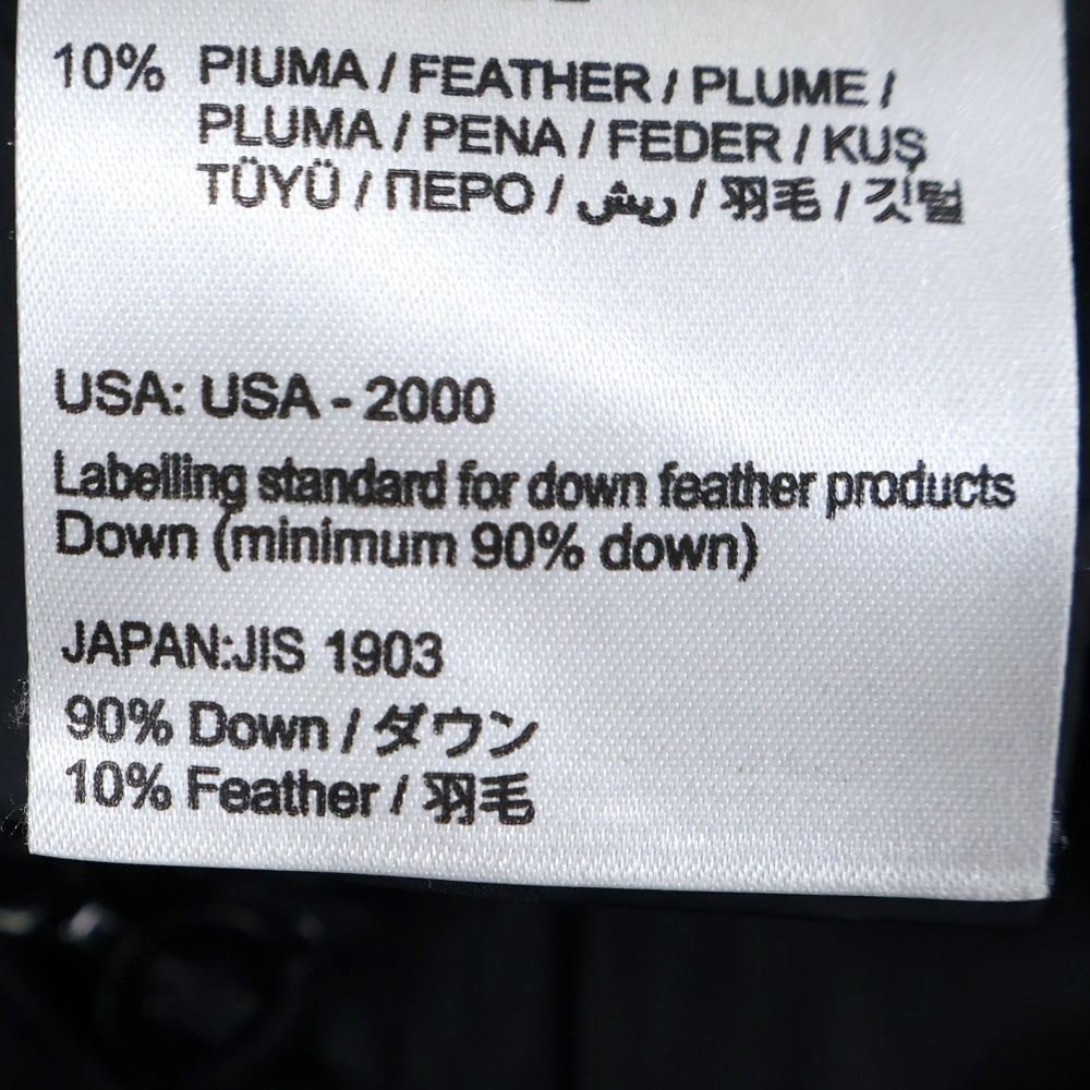 MONCLER(モンクレール) CHARPAL GIUBBOTTO 420934937205 54155 ナイロン ジップアップダウンコート ブラック