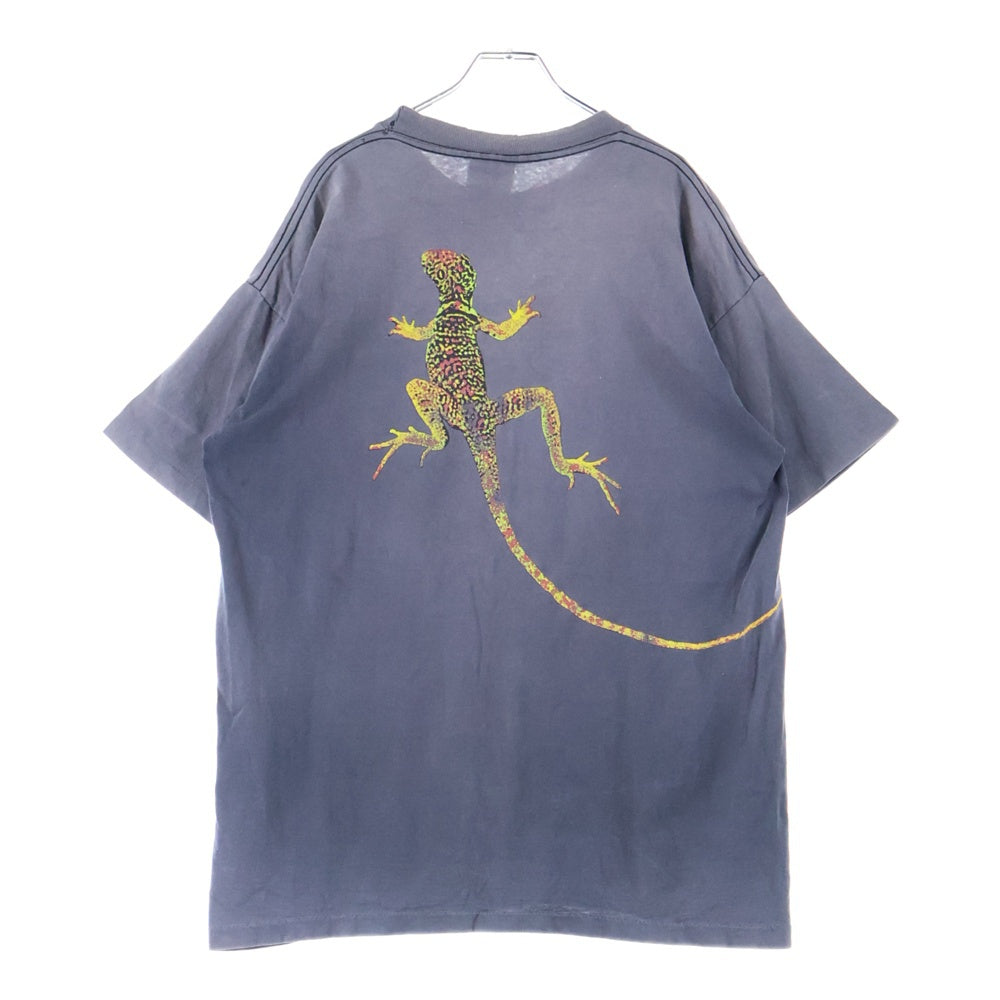 VINTAGE(ヴィンテージ) 90s MARLBORO UNLIMITED LIZARD マルボロ アンリミテッド 半袖Tシャツ カットソー ブラック